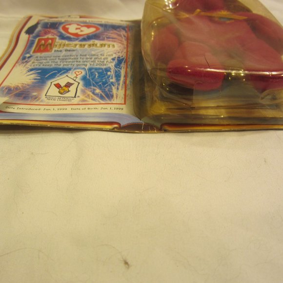 VTG 2000 TY TEENE BEANIE BABY MCDONALD'S MILLENIUM THE BEAR - Picture 8 of 8